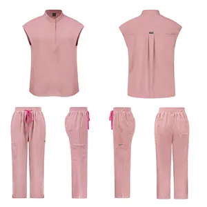 Anti-Wrinkle Durable Personalized Bulk Quality <b>Nursing</b> Scrub Suit Doctors Uniforms - Product Image 3