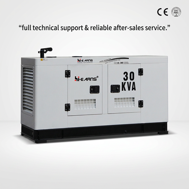 Hiearns Water-cooled Chinese Weifang Huadong Engine 20kva 25kva 30kva 40kw 60 Kva Waterproof diesel Generator