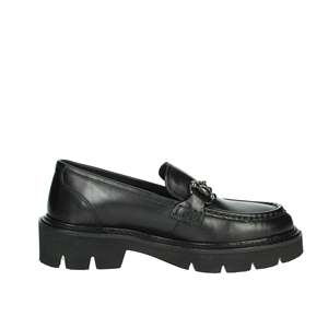 Mocassino da donna 2429007 in pelle marrone, slip-on, scarpa piatta - Product Image 4