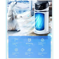 Mini Ventilateur Tour Portable de Bureau USB, Rafraîchisseur d'Air Froid à Brume d'Eau