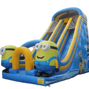Top Factory Hot Sell Amusement Park Cartoon Dry Slides Inflatable Classical Park Slides For Party Rentals