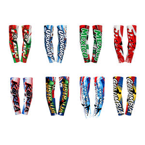 Manguitos de Brazo Personalizados al por Mayor con Logotipo, Protección UV, Secado Rápido, para Fútbol, Banderas Nacionales, Fiestas, Accesorios Promocionales para Aficionados - Product Image 3