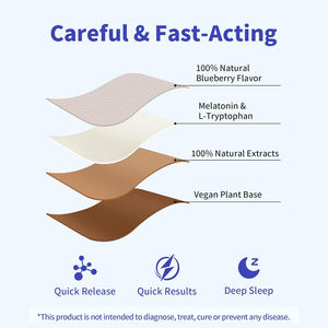 Tiras de Vitamina B5 y B6 ORAL de Alta Calidad, Marca Privada, con Melatonina como Ingrediente Activo, Promueven el Sueño, Mejoran la Calidad del Sueño Profundo - Product Image 2