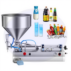 Máquina Llenadora Neumática Semiautomática para Botellas de Champú, Mantequilla de Maní, Salsa de Miel, Yogur, Crema Cosmética y Líquidos - Product Image 1