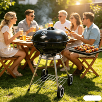 Barbecue de camping en acier Corten, four à charbon de bois, cuisinière extérieure, cuisine barbecue en acier inoxydable, grill extérieur
