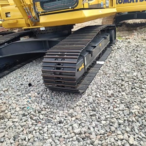 Excavadora Komatsu PC220 con Cucharón de Excavación, Equipo de Construcción Hidráulico Amarillo - Product Image 6