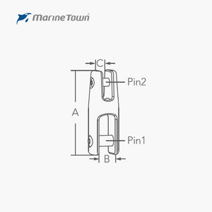 Connecteur pivotant de chaîne d'ancre d'acier inoxydable pour des yachts - Product Image 4