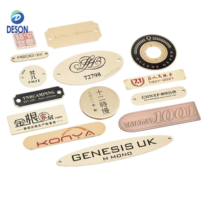 Etiquetas de equipaje de aluminio adhesivas personalizadas Deson Impresión de metal personalizada para viajes de <span class=keywords><strong>crucero</strong></span> - Product Image 2