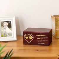 Kotak Abu Jenazah Ramah Lingkungan dari Kayu Biodegradable & Peti Mati Modern untuk Kucing, Anjing, dan Hewan Peliharaan - Kotak Kenangan untuk Abu Jenazah