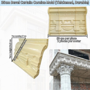 Форма для бордюра из АБС-пластика, декоративный элемент для кровельных панелей, профиль для внешних стен, форма для римских колонн - Product Image 3