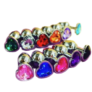 Quaige argento dorato in metallo inossidabile anale Plug a forma di cuore masturbatore anale per donna uomo coppia <span class=keywords><strong>stimolatore</strong></span> <span class=keywords><strong>della</strong></span> <span class=keywords><strong>prostata</strong></span> - Product Image 1