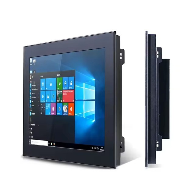 15 17 19 Inch Industrial LCD Monitor 10 Point Capacitive Touch Screen Wall Mounted IP65 Waterproof Android Panel PC 128GB SSD