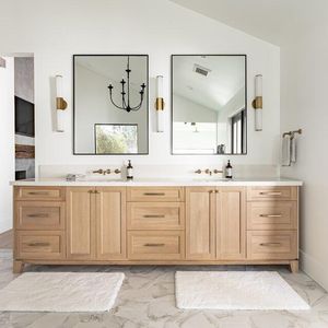 Ensemble de meuble-lavabo mural de style moderne de luxe en gros, avec plan de travail, à vendre - Product Image 2