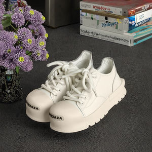 Zapatillas Deportivas Blancas y Negras para Hombre y Mujer, Estilo Court, Mocasines, con Gel, Malla Suave, Plataforma, a la Moda - Product Image 3