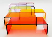 Haute Qualité Moden Simple Conception en Forme De U Table Basse En Acrylique Transparent Pour La Décoration De salon