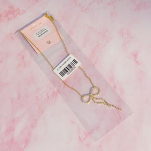 Adorabile collana con fiocco brillante - Product Image 2