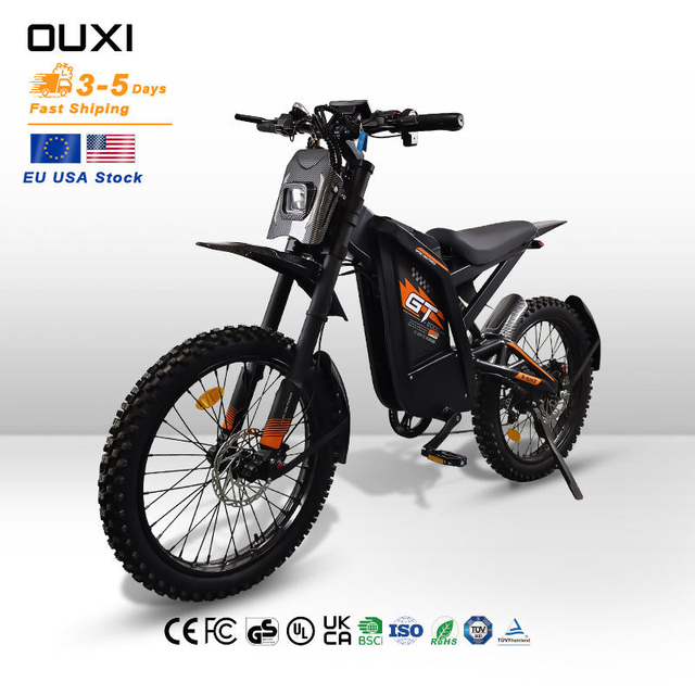 OUXI GT 2000 EU Magazijn Electric City Bikes 2000W Ebike Road Mountain Dirt Lithium E-Bike Gt2000 for Adults