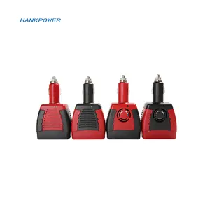 150W araç invertörü 12V DC 220V 110V AC araç çakmak güç kaynağı invertör adaptörü 0.5A ile 2.1A USB şarj aleti portu