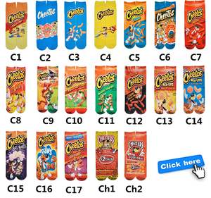 Calcetines Unisex con Estampado Sublimado en 3D, Diseño de Tubo de Comida Inflada (Skittles, Cheetos, Papas Fritas), Estilo Hip Hop, Medias Largas, 2026 - Product Image 2