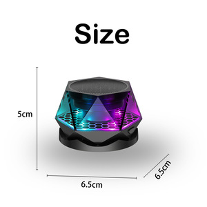 2025 New Portable <strong>Mini</strong> Small Magnetic Blue Tooth Speaker with Led Light for Custom Gifts - Product Image 4