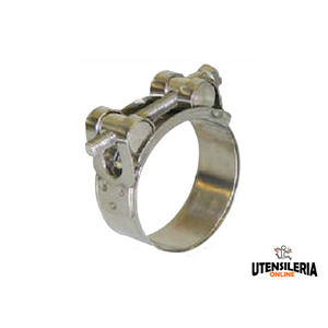 Collier de serrage à bande complète 24x0.8mm en acier W1, plage de serrage 68-73mm - Product Image 1