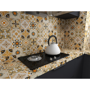 Papel Tapiz Autoadhesivo de 60 cm de Ancho, Papel Tapiz Mediterráneo Resistente al Aceite para Cocina - Product Image 3