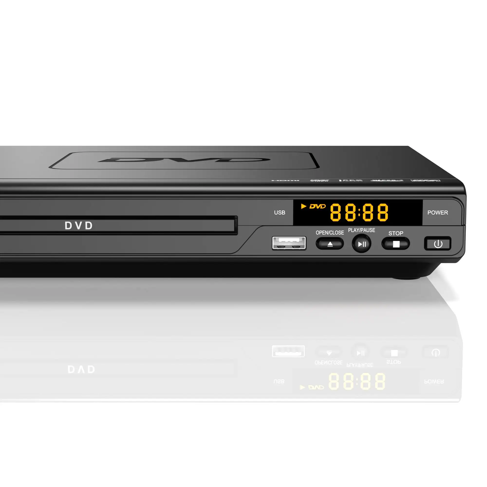 Hdmi ev sineması taşınabilir DVD oynatıcı yüksek çözünürlüklü WJ-DVD3621 Mini ev DVD oynatıcı