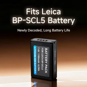 Batteria di Ricambio per Fotocamera Digitale RingTeam BP-SCL5 Compatibile con <span class=keywords><strong>Leica</strong></span> BP-SCL5 <span class=keywords><strong>M10</strong></span> M10P M10D M10R M10M Bp-scl5 - Product Image 2