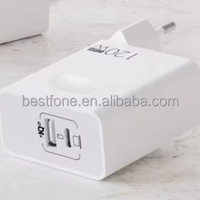Adaptateur de charge rapide PD+USB 120W EU US UK, chargeur mural de téléphone portable de voyage 120W