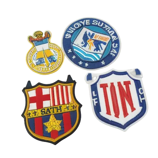 Giá rẻ tùy chỉnh thêu FCB thiết kế sắt trên các bản vá lỗi