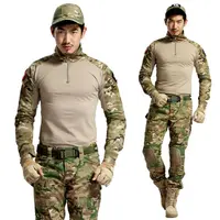 Milita Tactico Uniform Leger Camouflage Kikker Sets Combat Pak Tactische Uniforme Camo Voor Militaire Ademend Maatwerk