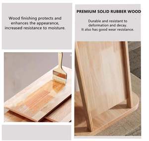 Menara pohon kucing lucu kayu, tempat tidur kecil Sisal besar miring miring miring untuk memanjat tali mainan dan tempat tidur peluk - Product Image 5