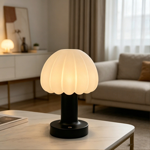 Veilleuse LED en cristal pour la maison - Blanc chaud (2700K Blanc chaud doux) Bouton manuel Rechargeable par USB Design moderne Ra90 CRI - Product Image 6