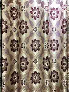 Glimmer 100% Polyester Jacquard Seide Satin Polster Stoff Blackout Vorhang Material Rollen Stoff - Product Image 2