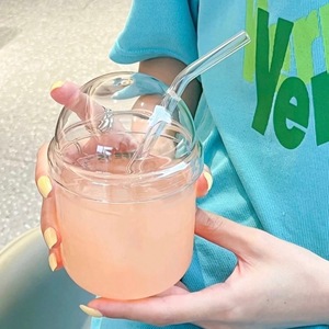 Vasos <span class=keywords><strong>de</strong></span> <span class=keywords><strong>vidrio</strong></span> personalizados con pegatinas navideñas y tapas, vasos <span class=keywords><strong>de</strong></span> leche <span class=keywords><strong>de</strong></span> gran capacidad para uso doméstico, 400-500 vasos <span class=keywords><strong>de</strong></span> <span class=keywords><strong>vidrio</strong></span> del catálogo. - Product Image 3