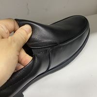 Hôtel Homme serveur chaussures de travail formelles société Groupe chaussure extérieur grain cuir de vache chaussure personnaliser usine