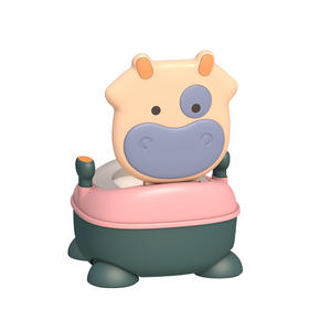 Asiento de inodoro YSB con diseño de vaca para niños de 3 a 6 años, material PP, asiento de entrenamiento para ir al baño con almohadilla suave de PU, cómodo para niños y niñas - Product Image 2