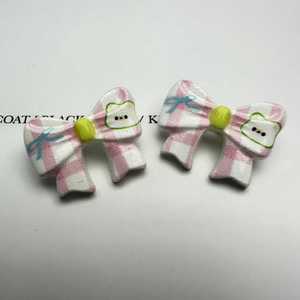 DIY bướm trẻ em <span class=keywords><strong>Bow</strong></span> nút cho quần áo đầy màu sắc nhựa Bowknot Hình dạng nút - Product Image 4
