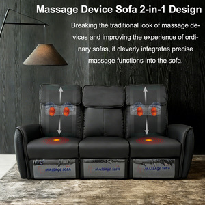 <span class=keywords><strong>Canapé</strong></span> de massage en cuir véritable, <span class=keywords><strong>canapé</strong></span> <span class=keywords><strong>électrique</strong></span> réglable, <span class=keywords><strong>canapé</strong></span> multifonctionnel pour home cinéma, massage corporel complet, zéro espacement mural - Product Image 3
