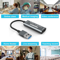 Dispositivo de captura de vídeo usb a HDMI, 1080P, 60HZ, para captura de vídeo OBS
