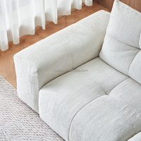 111192 Quanu Hochwertiges 3-Sitzer Neues Ecksofa Weiches Modulares Sofa Wohnzimmermöbel Chenille-Stoff Couches und Sofas