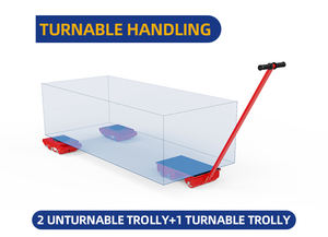 รถเข็นเด็กทำจากวัสดุ PU/เหล็ก/ไนลอนสำหรับใช้ในโกดังรถบรรทุกอุปกรณ์สำหรับงานหนัก - Product Image 6