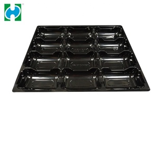 <span class=keywords><strong>Plateau</strong></span> à dames en plastique PP PS, noir, lot de 6, 12 ou 24 paquets avec Service OEM, livraison gratuite - Product Image 3