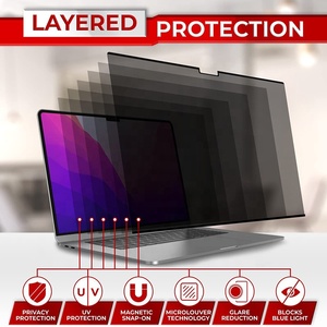 Pantalla DE PRIVACIDAD magnética para MacBook <span class=keywords><strong>Pro</strong></span> de 14 pulgadas (2021-2025, <span class=keywords><strong>M1</strong></span>/M2/M3/M4/M5) Filtro de deslumbramiento mate extraíble para portátil <span class=keywords><strong>Mac</strong></span> <span class=keywords><strong>Pro</strong></span> de 14,2" - Product Image 3