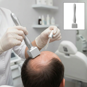 แสตมป์ไมโครนีดเดิลปรับขนาดได้ รุ่นปรับแต่งพิเศษ สีเขียวสด ขนาด 140 ไมโครนีดเดิล 0.25-0.3 มม. สำหรับการปลูกผมใหม่ - Product Image 5