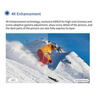 Projecteur laser YSK500 4K à courte focale et haute luminosité pour les entreprises, l'éducation et les grandes salles