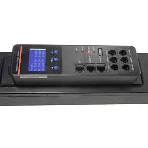 カスタマイズされたスマートプロテクションブラックメータードアメリカPdu 63A415V12ウェイ米国標準PduプラグソケットPdu