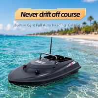Nouveau bateau à appâts électrique multifonctionnel avec GPS, télécommande 600m, capacité de charge de 2kg, batterie 24000mAh pour la pêche