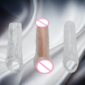 Manchon Réutilisable pour Pénis, Grand Extenseur de Pénis, Préservatif, Extension de Pénis, Jouets Sexuels pour Hommes, Agrandissement, Retardateur d'Éjaculation - Product Image 4