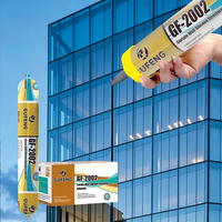Scellant en silicone neutre résistant aux intempéries GUFENG GF-2002 pour mur-rideau, porte, fenêtre, métal, pierre, étanchéité imperméable